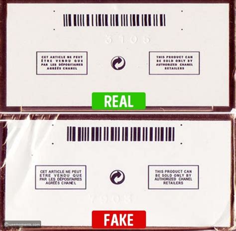 check perfume authenticity barcode.